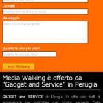 sito mono-pagina mobile smartphone tablet