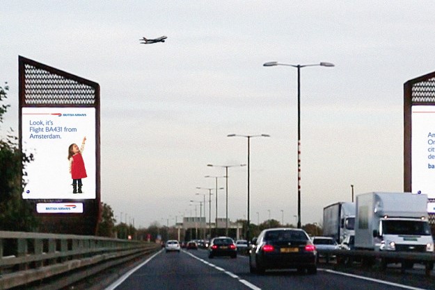 British Airways billboard