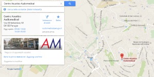 mappe google centro acustico