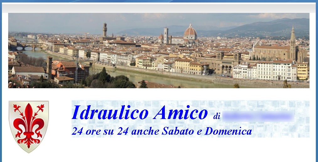 sito web idraulico firenze