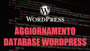 aggiornamento database wordpress